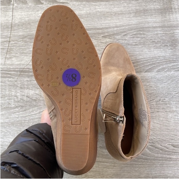 Lucky Brand Womens Wedge Ankle Boots Size 8.5 (Brand New) - Picture 7 of 12